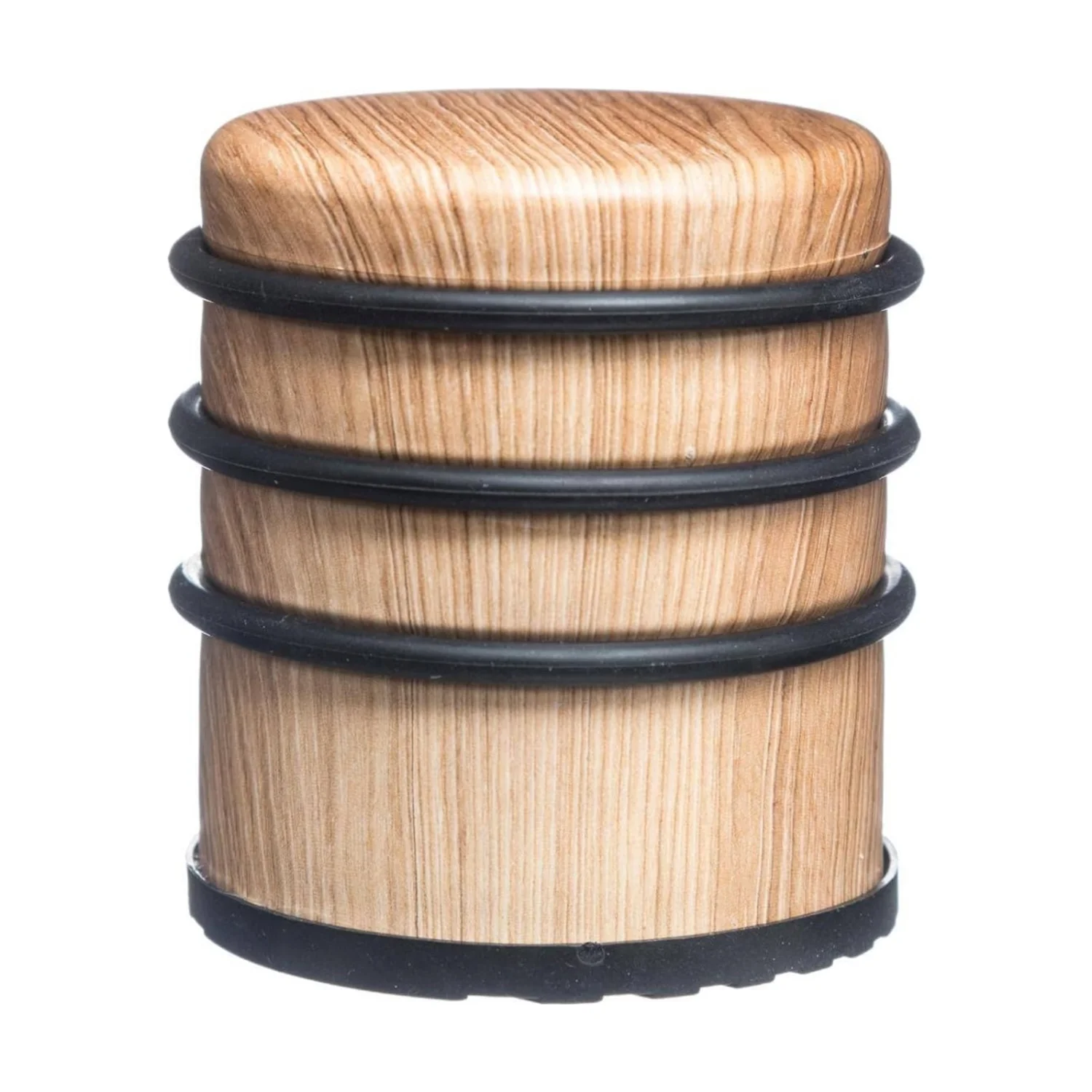 Five deurstopper houtlook, licht hout, Ø 7 x 8 cm