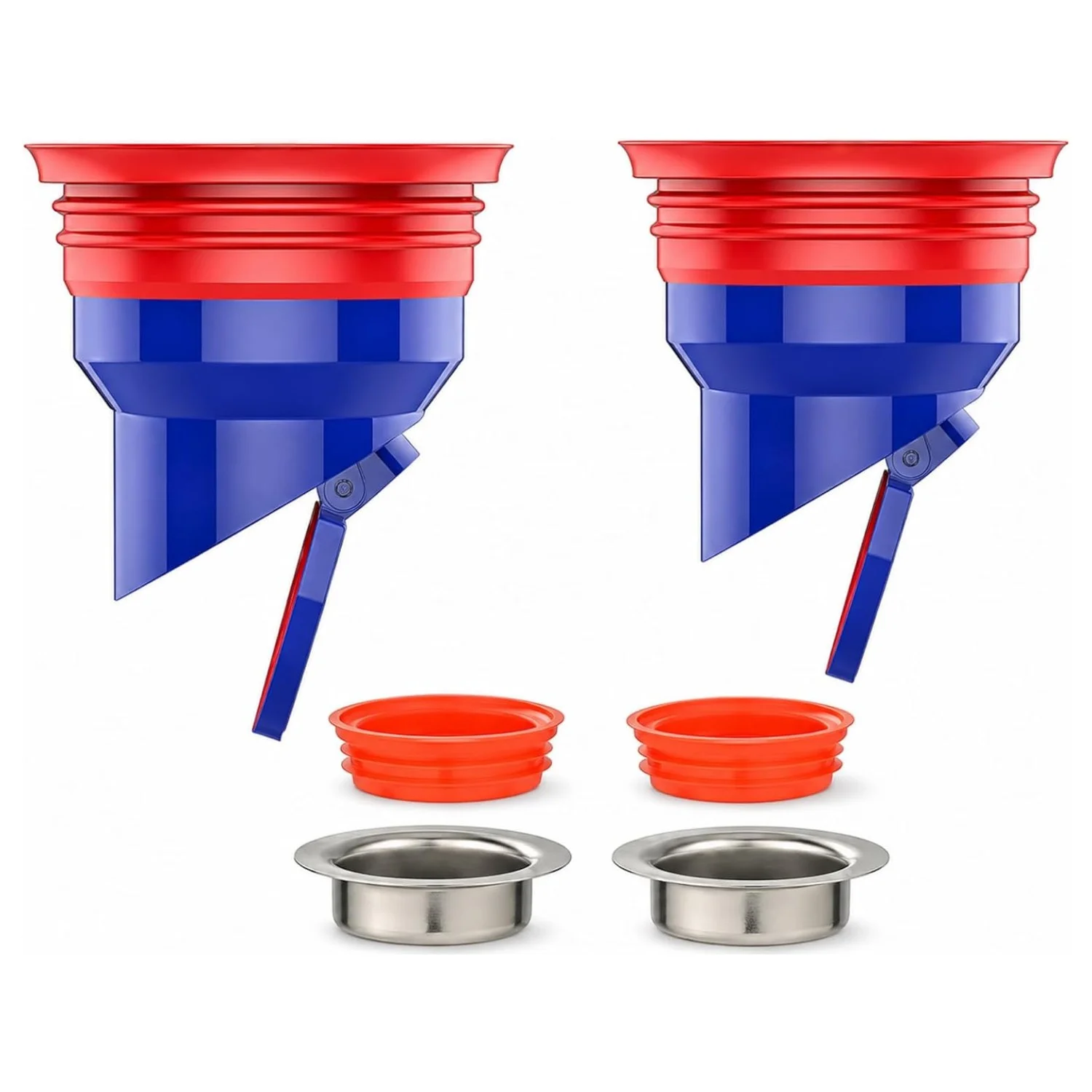 Geurstop voor vloerafvoer douche, siliconen, 2 stuks