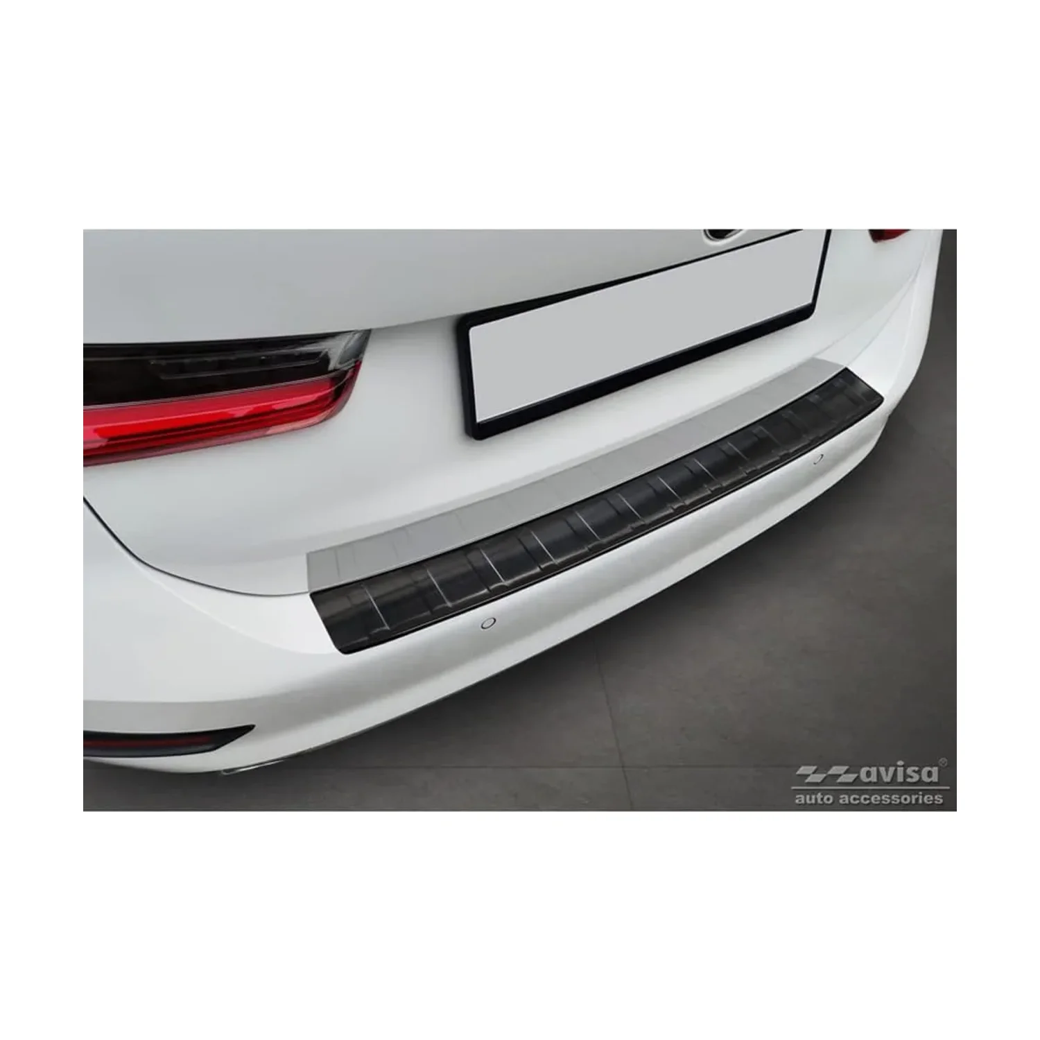 Avisa bumperbeschermer achter RVS zwart BMW 3 G21 Touring