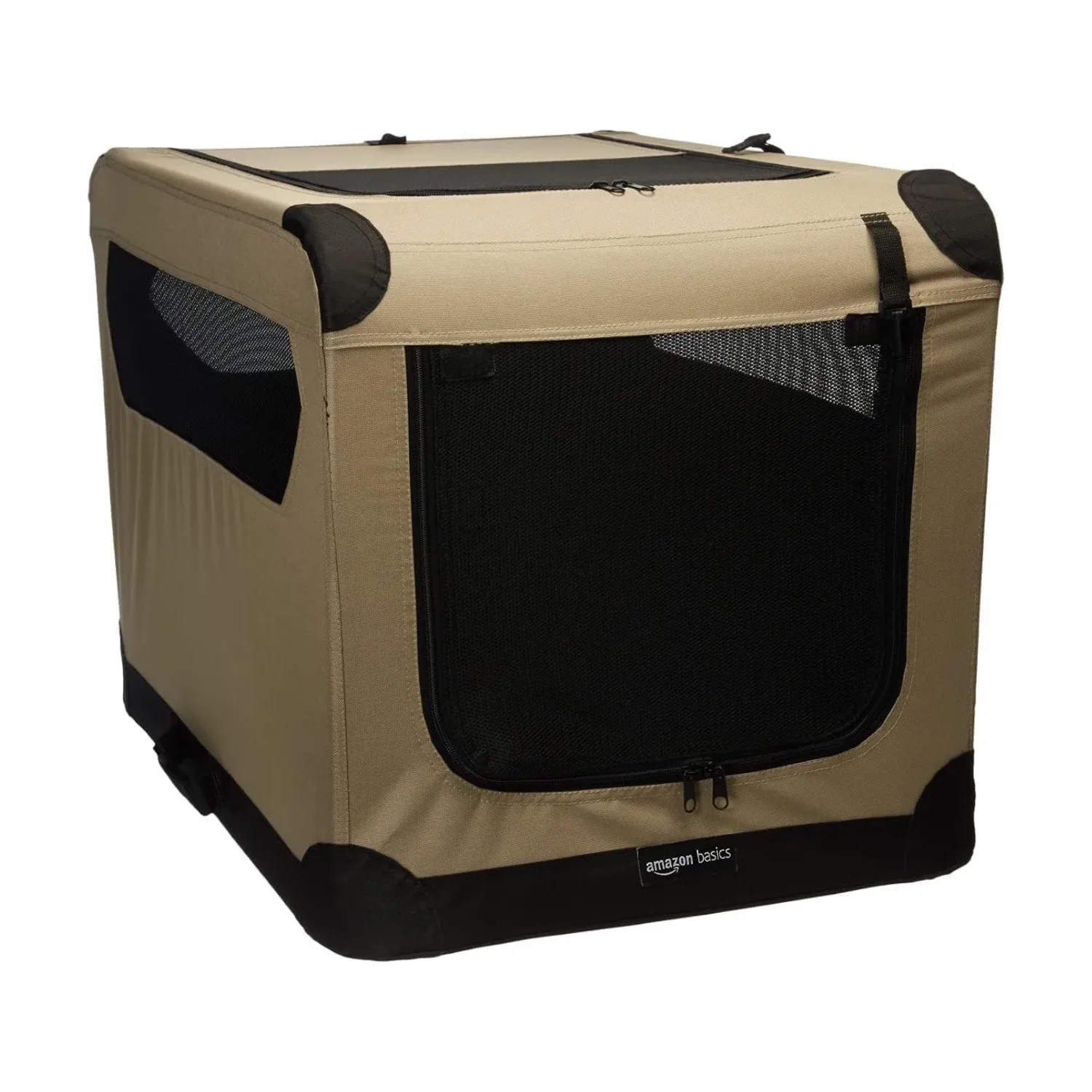 Amazon Basics opvouwbare reisbench hond 2 deuren M 76 cm