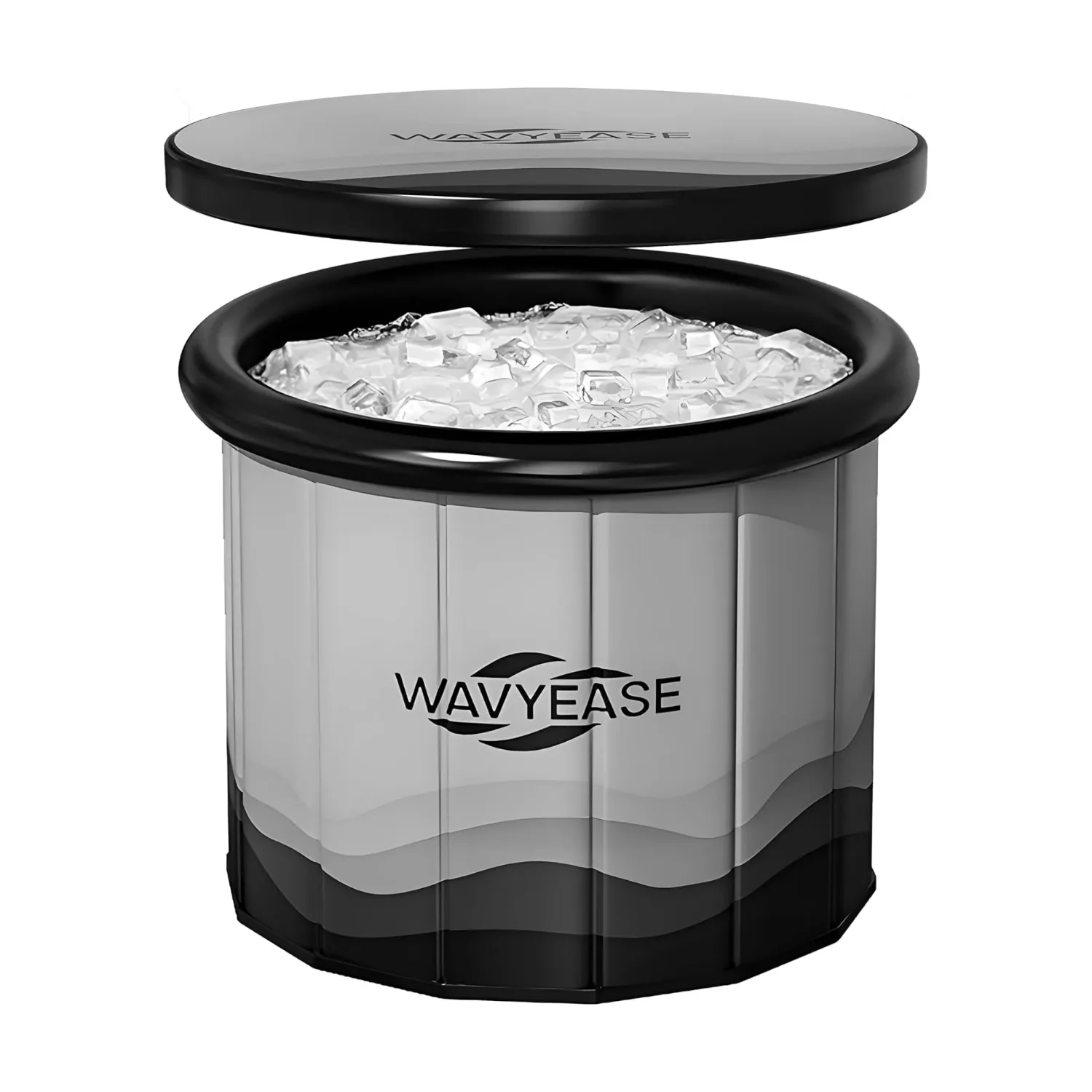 Wavyease opvouwbaar ijsbad badkuip 80x66 cm wit