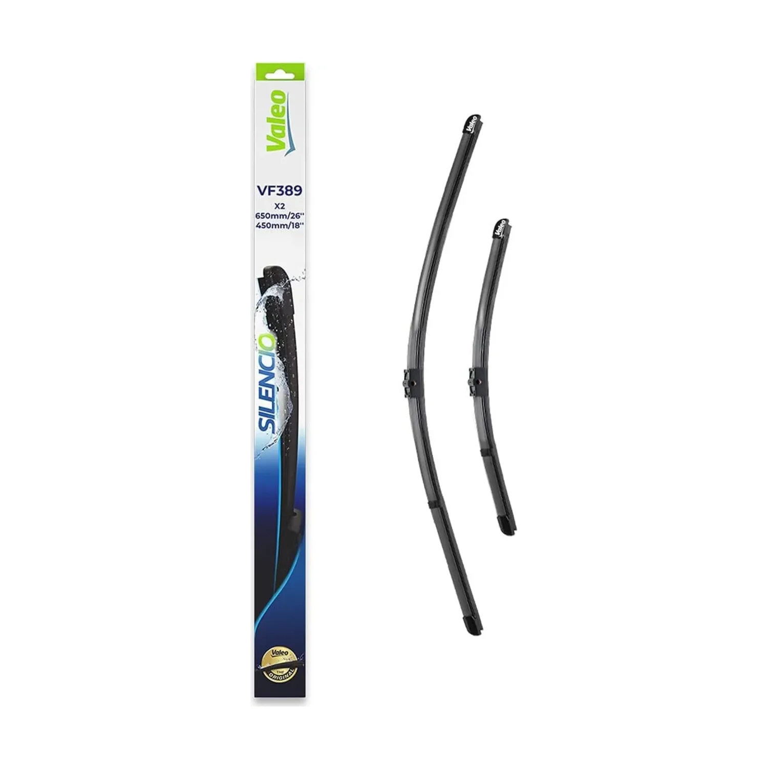 Valeo Silencio VF389 ruitenwisserset voor 650/450 mm