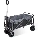 MaxxGarden Bolderwagen - Opvouwbare bolderkar - massieve banden - offroad
