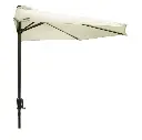 MaxxGarden Balkonparasol - aluminium parasol - halfrond - Ø250 cm