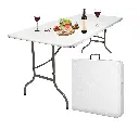 MaxxGarden Vouwtafel - Tuintafel - 180x74x74 - Wit