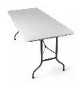 MaxxGarden vouwtafel - Vouwbare tuintafel - wit - 244 cm x 74 cm XXL