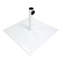 MaxxGarden Parasolvoet vierkant 17 kg staal Wit
