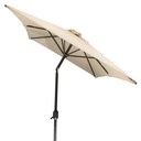 MaxxGarden Parasol - tuin en balkon parasol - opdraaisysteem - 150 x 250 cm - Creme